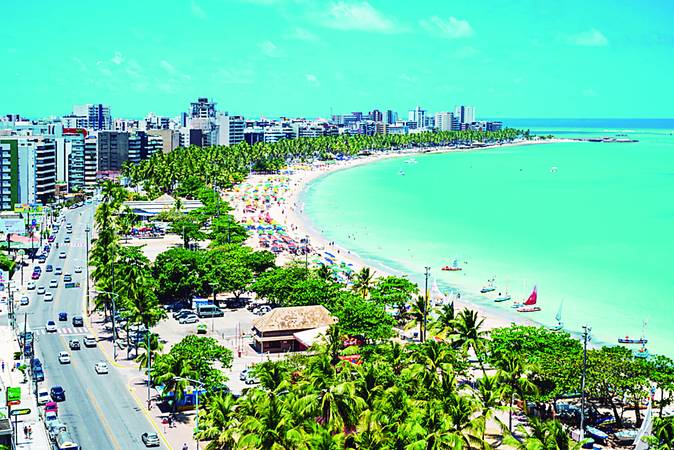 Maceió/AL (Brasil), a mais linda orla do Atlântico na América do Sul